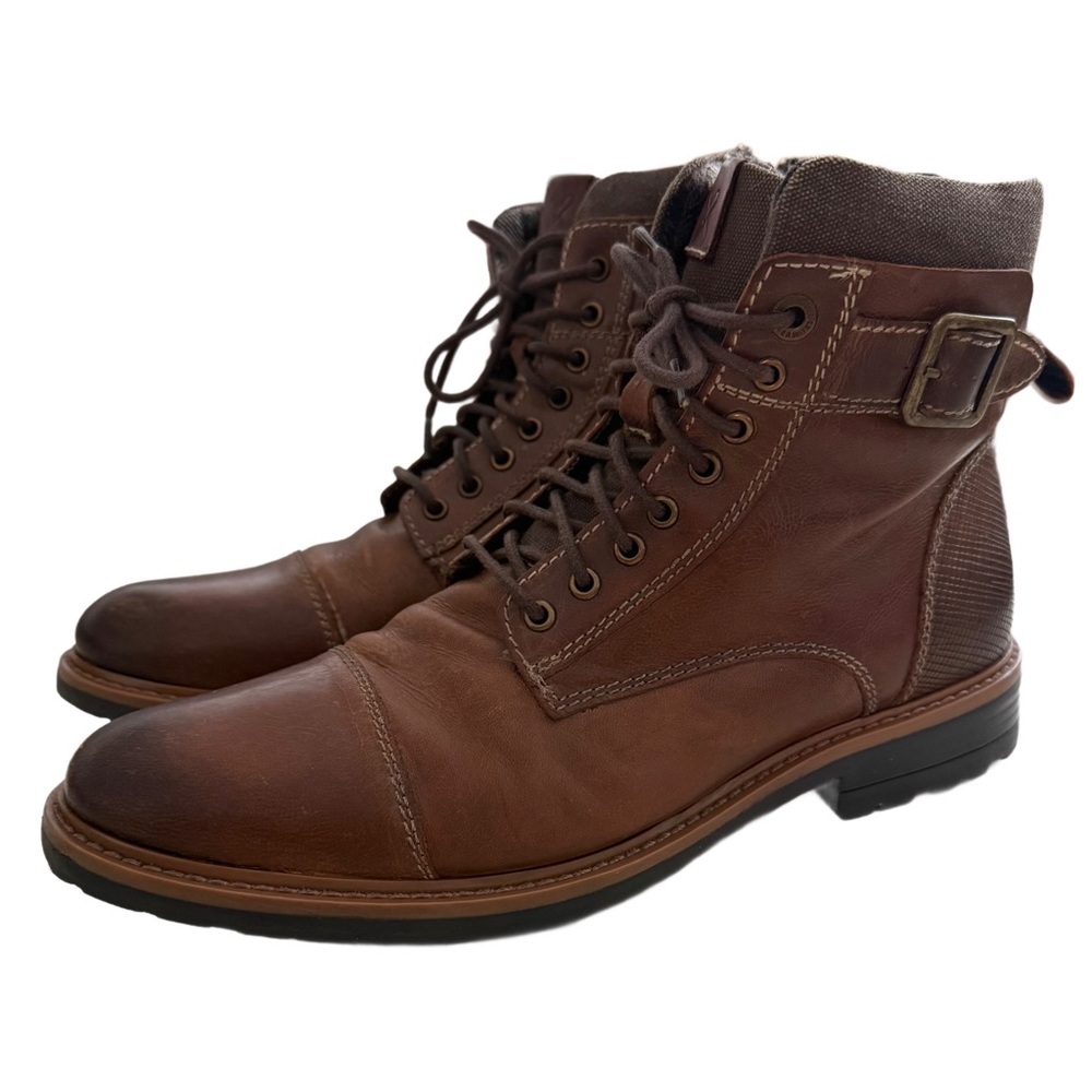 Denver Hayes T-MAX Insulated Chocolate Camel Dark Brown Leather Boots Utility 11